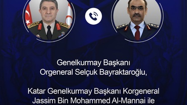 TSK ve Katar Arasında Telefon Görüşmesi