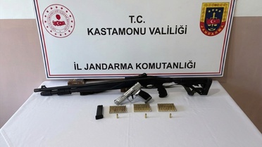 Kastamonu'da 5 Ruhsatsız Silah Ele Geçirildi