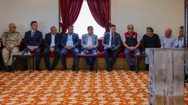 Vali Eldivan, Yangınzedelere Geçmiş Olsun Ziyareti