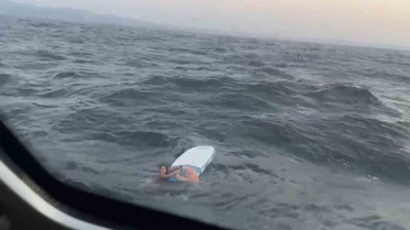 SUP Board ile Sürüklenen Baba ve Kızı Kurtarıldı