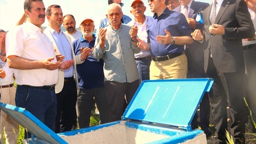 Taşova'da Basınçlı Sulama Sistemi Açıldı