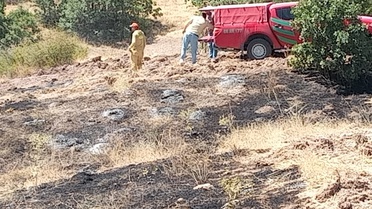 Çekerek'te Anız Yangını Kontrol Altına Alındı