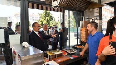 Ankara Valisi Sincan'da ziyaretlerde bulundu