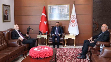 Prof. Dr. Ahmet Ulusoy Vali'yi Ziyaret Etti