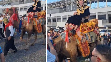 Dünyanın konuştuğu Trabzonlu adam, yine yaptı şovunu