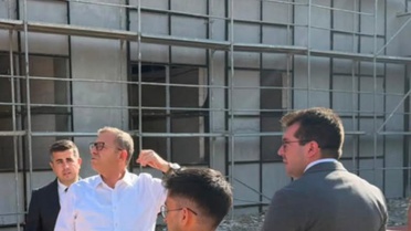 Vali Polat, Susuz'da Kaymakam Öztürk'e Ziyaret