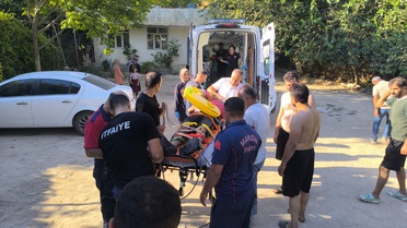 Kızıltepe'de Kayalık Çökmeye Düştü