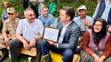 İmece Usulü 600 kg Fındık Bağışı