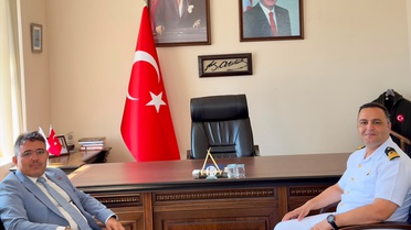 Yarbay Orhan Öğrenci'den Kaymakam Kaya'ya Ziyaret