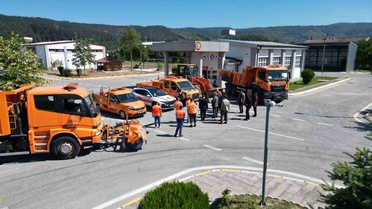 Vali Makas, Kaynaşlı'da Ulaşım Çalışmalarını İnceledi