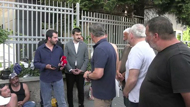 Madenci Eylemine Destek Verdiler