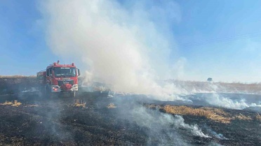 Dörtdivan'da Elektrik Direği Yangın Çıkardı