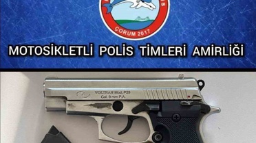 Çorum'da Yakalama ve Silah Ele Geçirildi