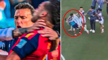 Dünya Kupası finalinde rakip futbolculara saldıran Paredes'e tarihi ceza