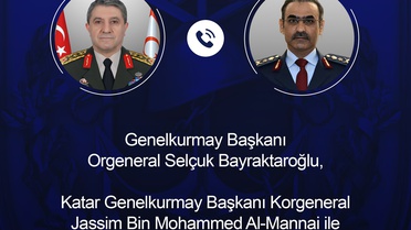 Bayraktaroğlu ve Al-Mannai'nin Görüşmesi