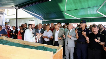 Giresun'da Sele Kapılan Mehmet Akkaya Defnedildi