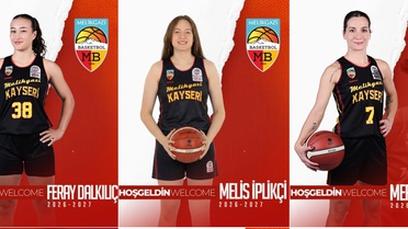 Melikgazi Kayseri Basketbol, 3 Oyuncuyla Sözleşme Yeniledi