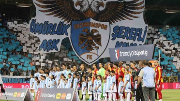 Trendyol Süper Lig: Erzurumspor - Galatasaray Maçı Başladı