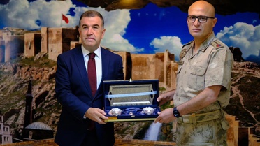Vali Eldivan'dan Jandarma Albay Aslan'a Ziyaret