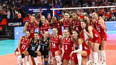A Milli Kadın Voleybol Takımı Slovenya ile Yüz Yüze