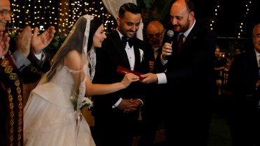 AK Partili Büyükgümüş, Samsun'da nikah şahidi oldu