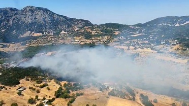 Kaş'ta Orman Yangını Çıktı