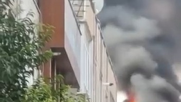 Bayrampaşa'da çatı katında yangın