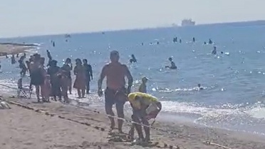 Çanakkale'de Halk Plajında Patlamamış Mermi Bulundu