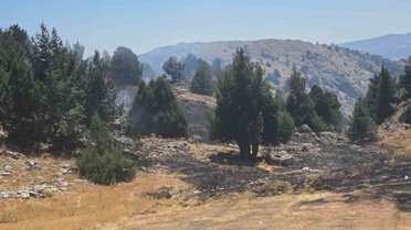 Gölbaşı'nda Korkutan Örtü Yangını