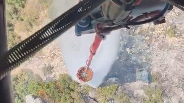 Kaş'ta orman yangınına koordineli müdahale
