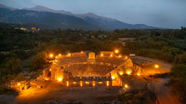 Tlos Antik Tiyatrosu GES ile Aydınlatıldı
