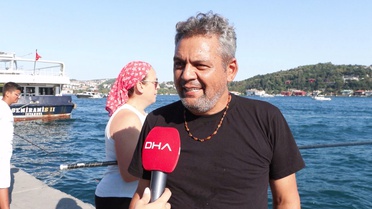 Bebek Sahili'nde Sıcak Havada Serinleme Keyfi