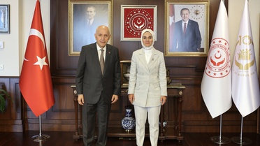 Bakan Göktaş, Fethi Yaşar'ı kabul etti