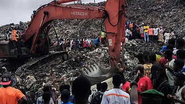 Gine'de çöp depolama alanında toprak kayması: 30 ölü
