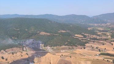Yenişehir'de orman yangını kontrol altına alındı