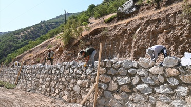 Hizan'da Yol İyileştirme Çalışmaları