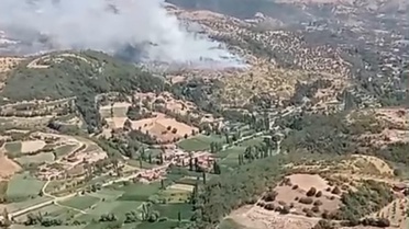 Kiraz'da Tarım Arazisinde Yangın