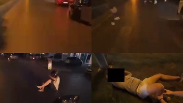 Mersin'de Motosiklet Yaya Geçidinde Kaza Yaptı