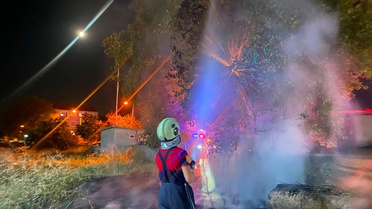 Osmancık'ta Ot Yangını Kontrol Altına Alındı