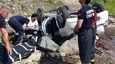 Aladağ'da Kaza: 2 Ölü, 1 Yaralı