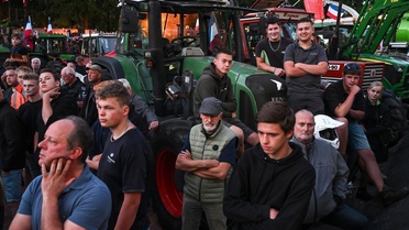 Hollanda'da Çiftçiler Azot Emisyonu Protestosu Düzenledi