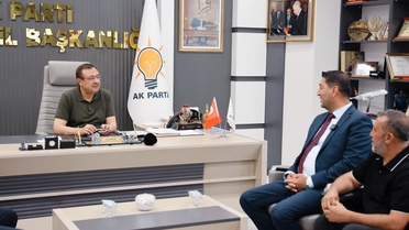 MTSO Başkan Adayı Boyraz’dan AK Parti İl Başkanı Bakan’a ziyaret