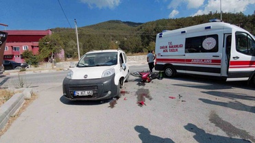 Bolu'da Trafik Kazası: Motosiklet Sürücüsü Ağır Yaralı