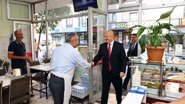 Vali Küçük Esnaf Ziyareti Gerçekleştirdi