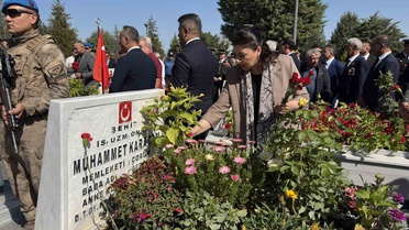 Çorum'da Zafer Bayramı'nda şehitler anıldı