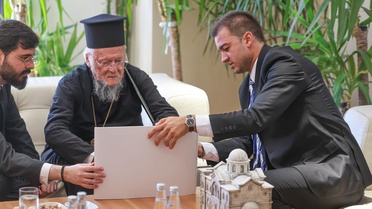 Fener Rum Patriği Bartholomeos, Bodrum Belediyesi’ni ziyaret etti