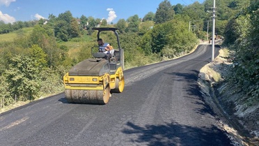 Düzce'de Grup Yolu Çalışmaları Tamamlandı
