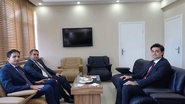Vize'de kaymakamdan savcılara hoş geldin ziyareti
