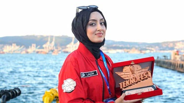 Elif Laçin, TEKNOFEST'te Edebi Yazı Ödülü Aldı