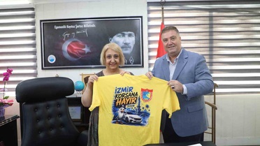 Menderes Başkanvekili Şen’e taksicilerden hayırlı olsun ziyareti
